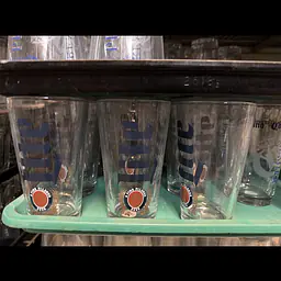 Miller Lite A Fine Pilsner Beer Pint Glass Drinkware 16oz Miller Etched in Base - Master