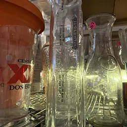 Vtg. "St. Germain" Glass Carafe Cocktail / Spritzer Mixer Pitcher Barware 12” - Master