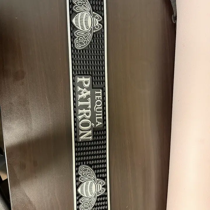 Patron Tequila Bar Spill Mat 24" X 3.5" Rubber - Master