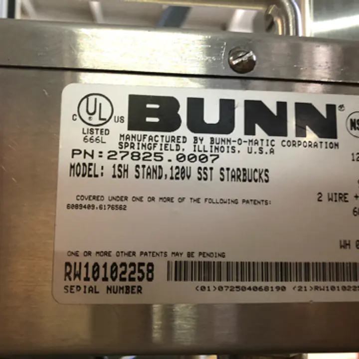 Bunn Soft Heat Stand  - Master