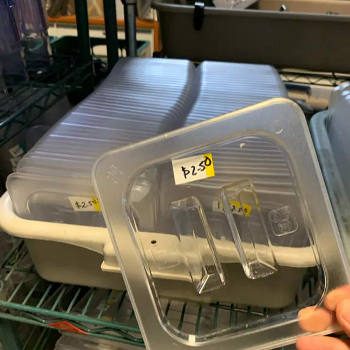 Clear Cambro Insert 1/6 LID NEW - Master