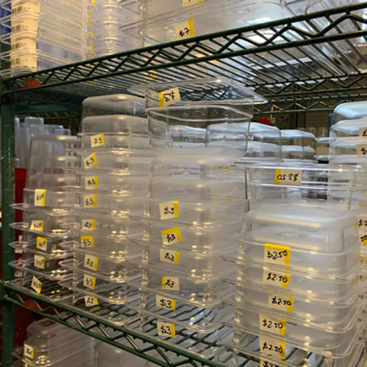 Clear Cambro Insert 1/6 NEW - Master