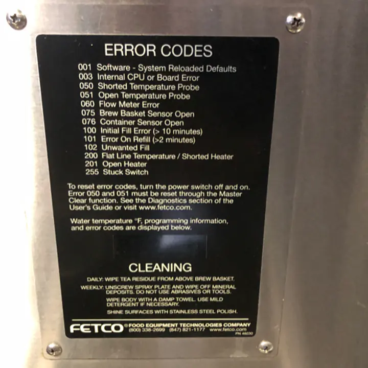 Coffee Brewer Fetco - Master