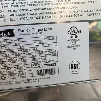 Commercial Beer Draft System Glycol PERLICK secondary image