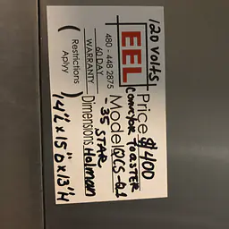 Conveyor Toaster  - Master