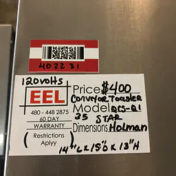 Conveyor Toaster  - Master