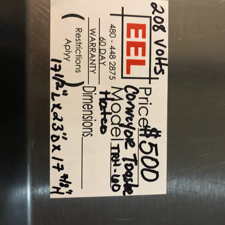 Conveyor Toaster  - Master