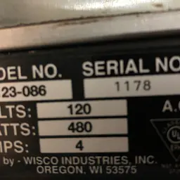 Counter Top Display Case Warmer  - Master