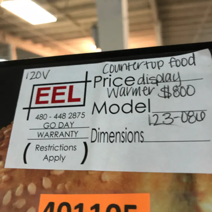 Counter Top Display Case Warmer  - Master