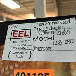 Counter Top Display Case Warmer  - Master