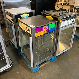 Counter Top Glass Pretzel Warmer Cabinet - Master
