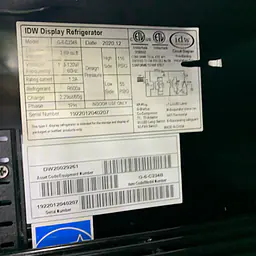 CounterTop Glass Display Refrigerator  - Master