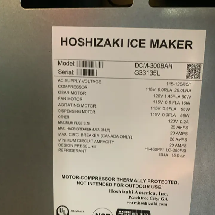 Countertop Ice Water Dispenser HOSHIZAKI - Master