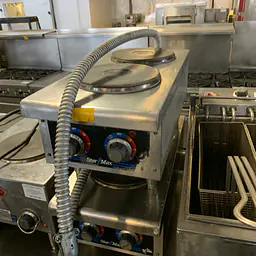 CounterTop Two French Hot Plate Burner Range STARMAX - Master