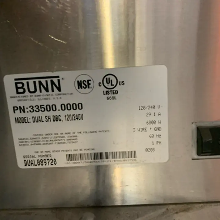 Double Coffee Brewer BUNN - Master