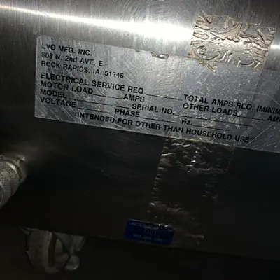 Dough Sheeter Moulder Dough Roller LVO SM24 secondary image