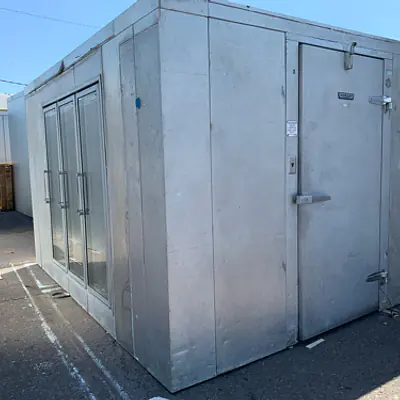 Used Walk-in cooler with glass doors primary image