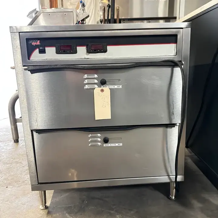 APW Wyott HDX-2-120 Two Drawer Food Warmer - Master
