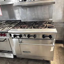 American Range 6 Burner with Oven Natural Gas - Master