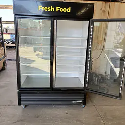 True GDM-49-HC-TSL01 Two Glass Door Refrigerated Merchandiser Refurbished - Master