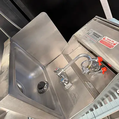 Advance Tabco Wall Mount Hand Sink  & Towel Dispenser primary image