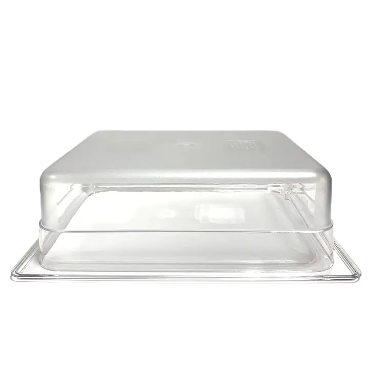 NSF Approved Food Pan 1/2 4” Clear - Master