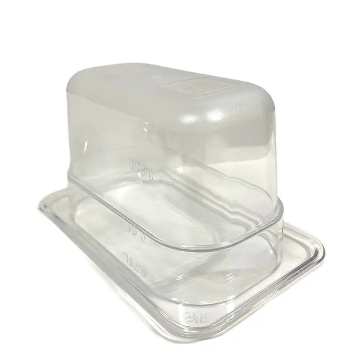 NSF Approved Food Pan 1/9 4” Clear - Master