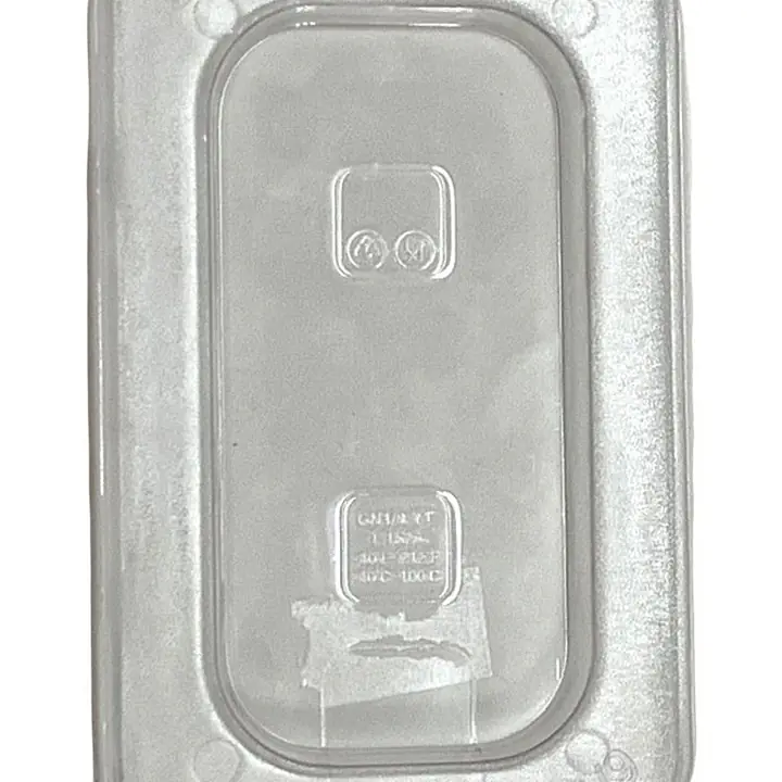 NSF Approved Food Pan Lid 1/9 Clear - Master