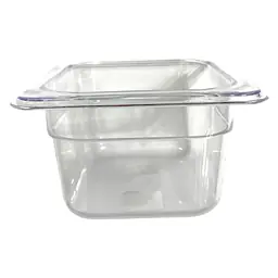 NSF Approved Food Pan 1/6 4” Clear - Master