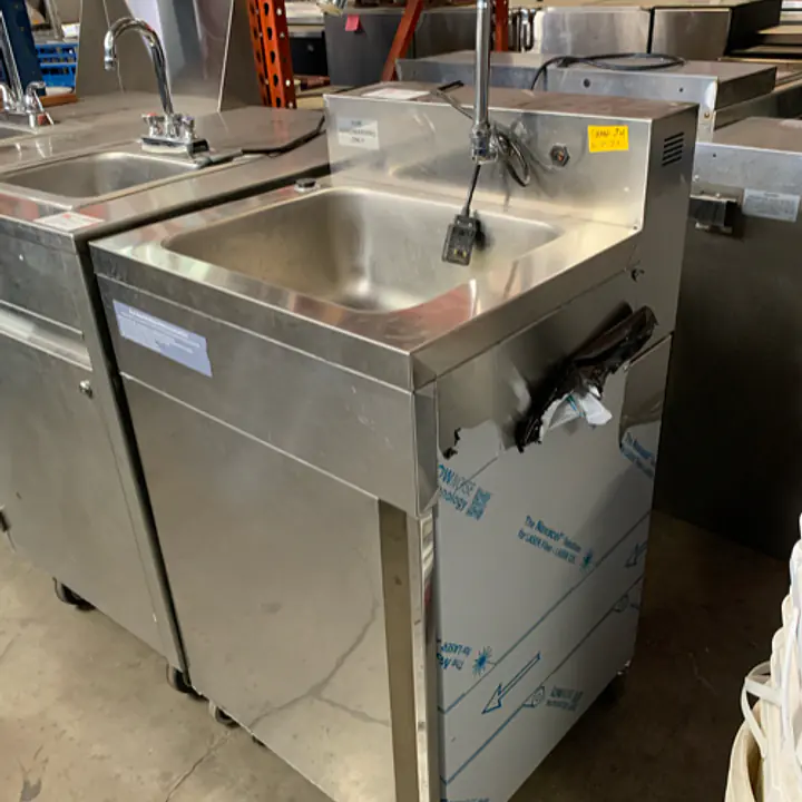 Stainless Steel Portable Hand Sink W/ Heater - Master