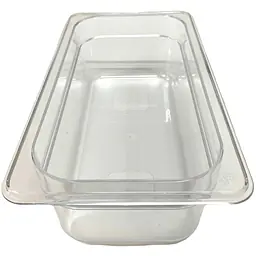 NSF Approved Food Pan 1/3 4” Clear - Master