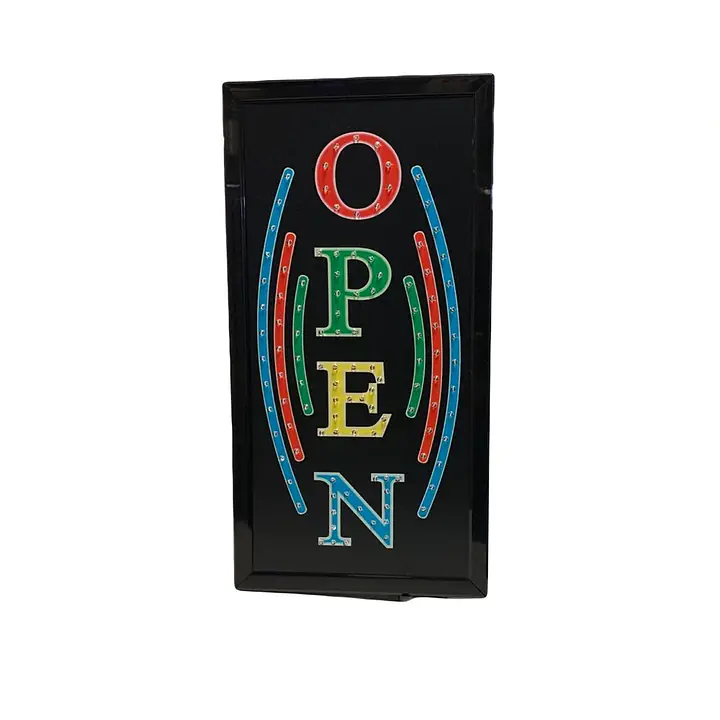L.E.D. Vertical Open Sign - Master