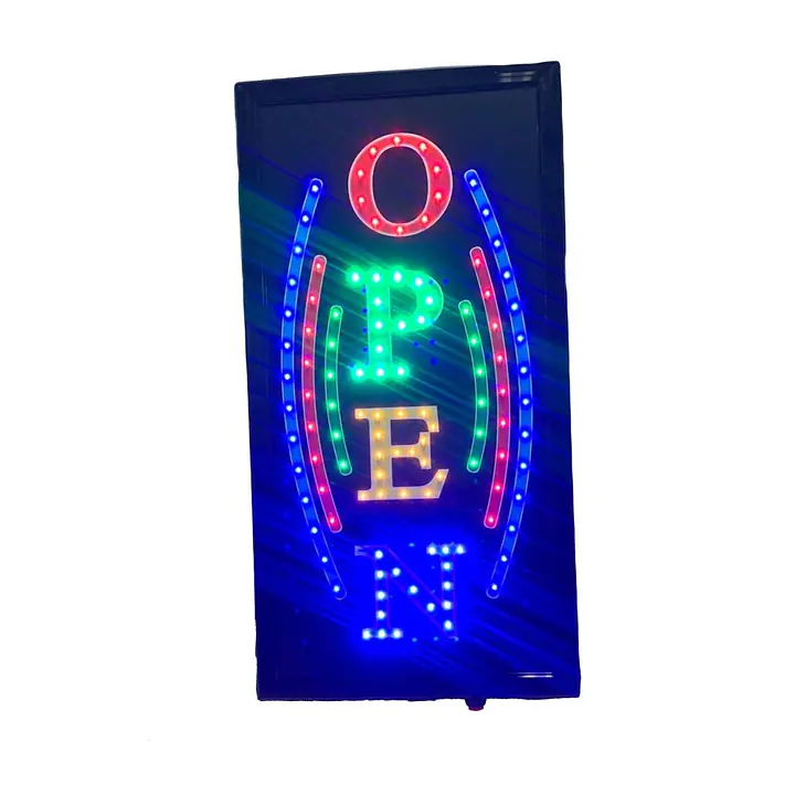 L.E.D. Vertical Open Sign - Master
