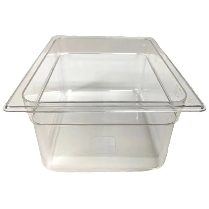 NSF Approved Food Pan 1/2 6” Clear - Master