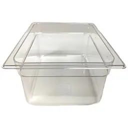 NSF Approved Food Pan 1/2 6” Clear - Master