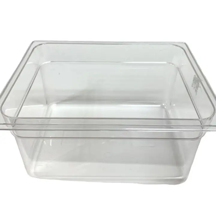 NSF Approved Food Pan 1/2 6” Clear - Master