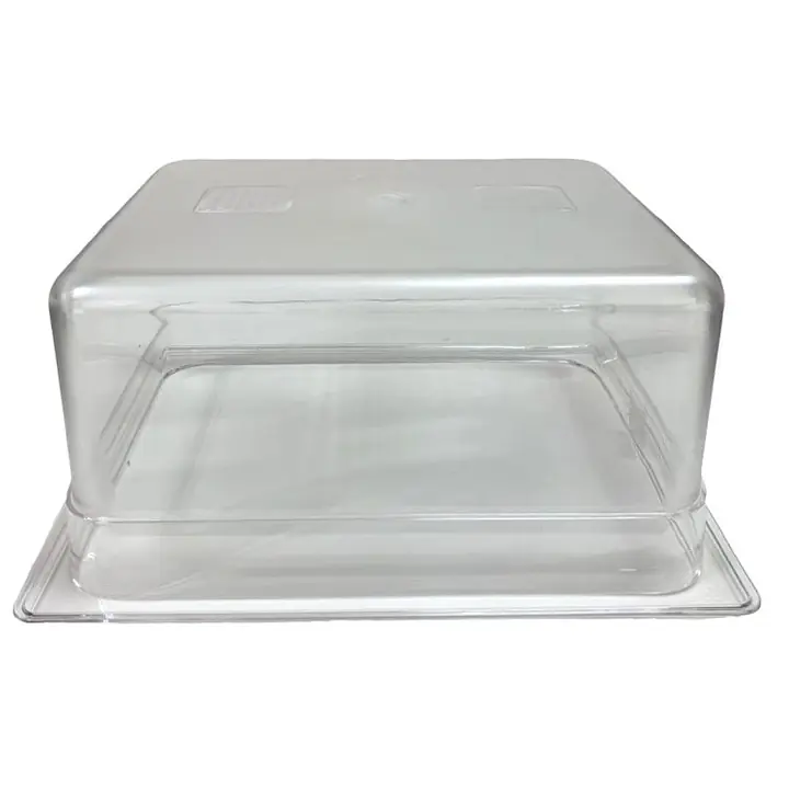 NSF Approved Food Pan 1/2 6” Clear - Master