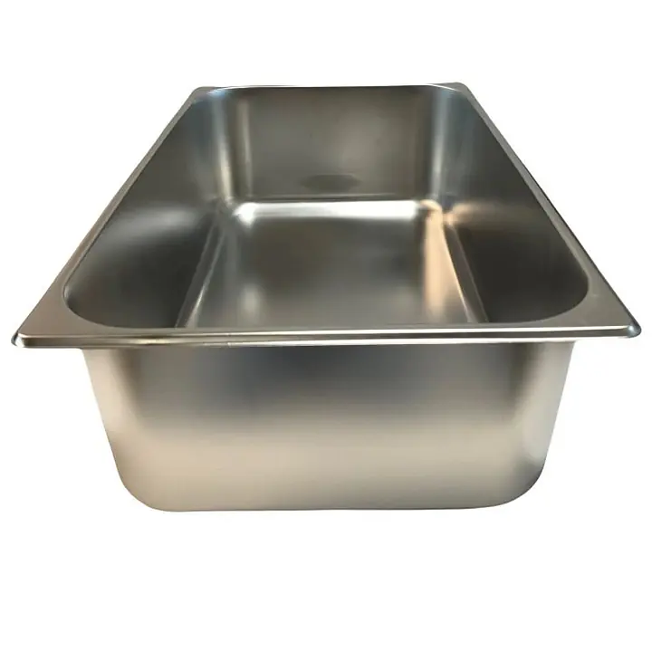 Stainless Steel Full Sized Food Pan 6” - Master