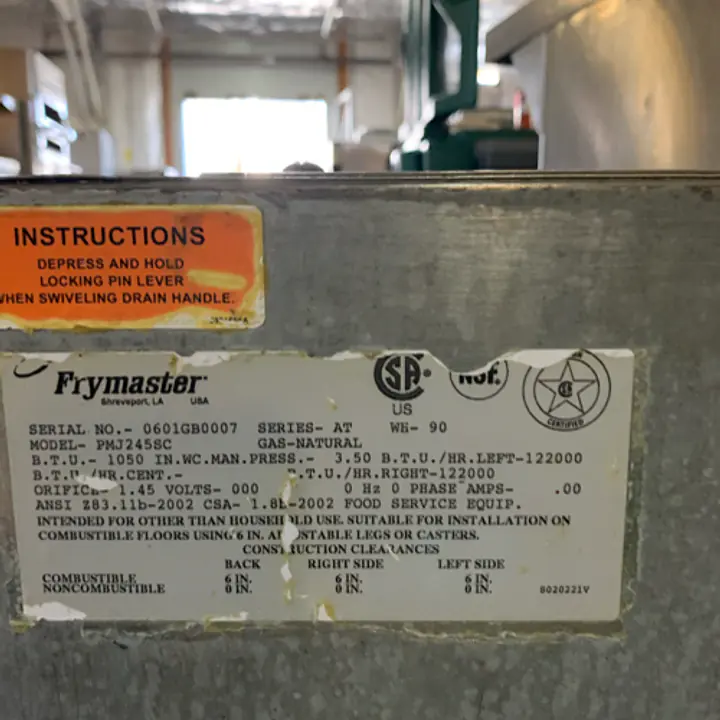Double Fryer FRYMASTER  - Master