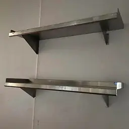 Stainless Steel Wall Mount Shelving - Master