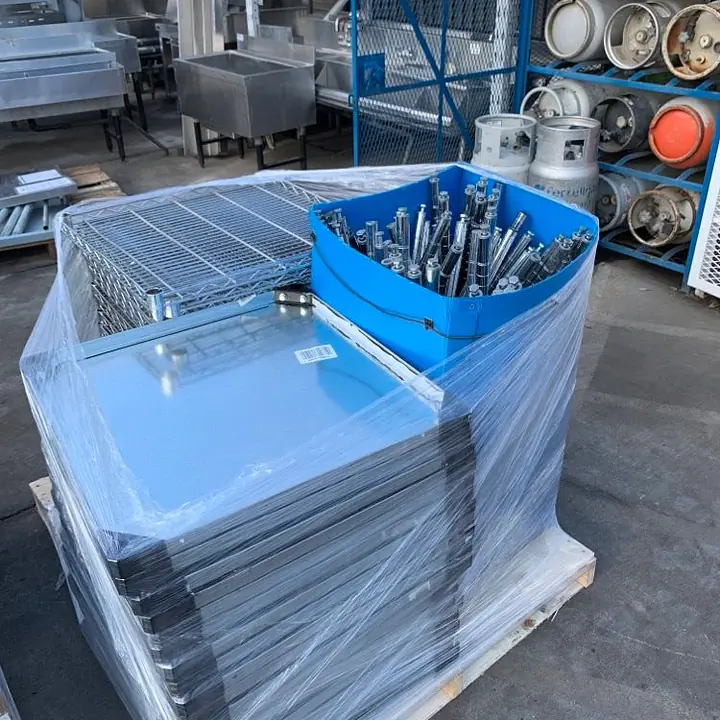 Stainless Steel Table with Chrome Wire UnderShelf - Master