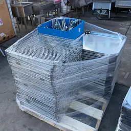 Stainless Steel Table with Chrome Wire UnderShelf - Master